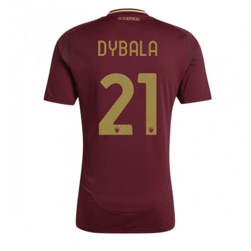 Pánský Fotbalový dres AS Roma Paulo Dybala #21 2024-25 Domácí Krátký Rukáv